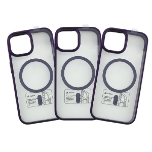 Накладка iPhone 15 Pro Max Spigen Hybrid MagSafe violet - фото