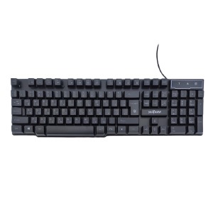 Клавиатура USB с подсветкой Defender Mayhem GK-360DL RGB/104 клавиши/полноразмерная/игровая до19 нажатий черная - фото
