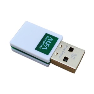 Wi-Fi USB- адаптер ALFA W164 RTL8811IC/2.4GHz+5,8GHz/600Mbps белый - фото