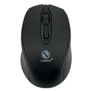 Компьютерная мышка беспроводная Limeme Q1 4 кнопки/USB 2.4GHz черная - фото