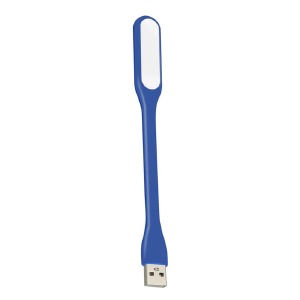 USB LED подсветка гибкая голубая (работает от powerbank)  - фото