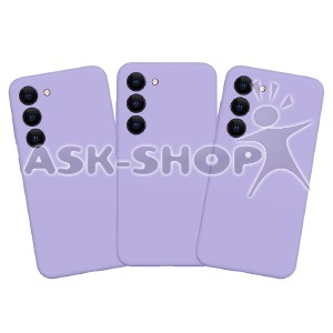 Накладка FULL Liquid Silicone Case Motorola E13 Purple - фото