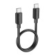 Кабель Type-C to Type-C Hoco X96 3A/60W черный 0,25м (46) - фото 1