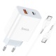 СЗУ Type-C to iPhone Lightning Hoco C97A 3A/1USB/QC3.0/PD20W/блистер белый 1м - фото 1