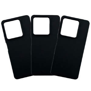 Накладка Liquid Silicone Case Xiaomi Poco X6 Pro 5G Black - фото