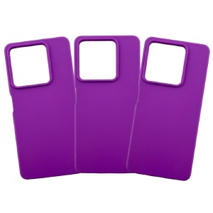 Накладка Liquid Silicone Case Xiaomi Poco X6 Pro 5G Violet - фото