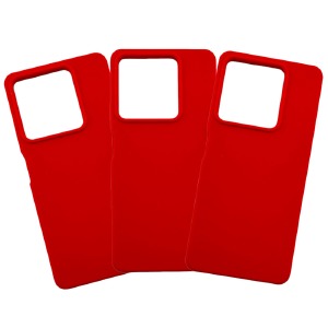 Накладка Liquid Silicone Case Xiaomi Redmi Note 13 5G Red - фото