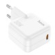 СЗУ Type-C to iPhone Lightning Hoco C112A 3A/QC3.0/PD30W белый - фото 1