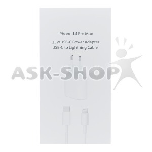 СЗУ Type C to iPhone Lightning iPhone 14 ProMax PD 25w белый - фото