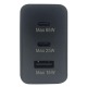 СЗУ Type-C to Type-C Samsung 1USB/15W/2PD/65W/25W (L) черный - фото 2