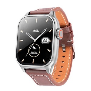 Смарт-часы (Smart watch) Hoco Y17 (укр.мова/BT5.0/RAM128Mb/call/LCD2.03"/IP67/300mAh) серебрянные - фото