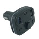 FM модулятор M44 12-24V/3.1A/2USB/PD/MicroSD/BT5.3/RGB/LCD дисплей черный - фото 1
