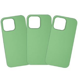 Накладка iPhone 5 "Soft touch" Original Mint (1) лого - фото