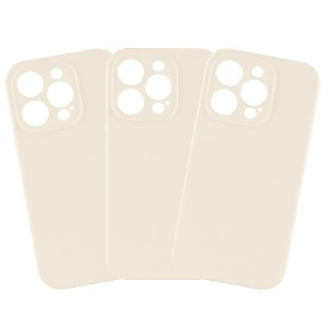 Накладка FULL PROTECTION iPhone 15 "Soft touch" Original Antique white (11) лого - фото