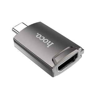 Переходник HDMI(мама)-Type-CI(папа) Hoco UA19 черный - фото