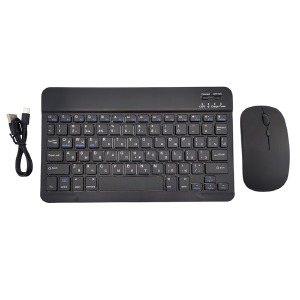 Игровой набор (беспроводные клавиатура+мышь) Keyboard Bt combo черный - фото