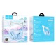 Hands Free большие Bluetooth Hoco W42 LED ушки RGB/BT5.3/TFcard/FM/AUX/mic/400mAh синий (42) - фото 1