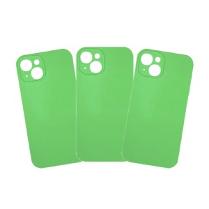 Накладка FULL PROTECTION iPhone 15 "Soft touch" Original Spearmint (50) лого - фото