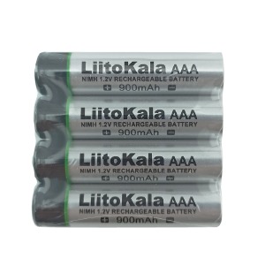 Аккумуляторы R3 Liitokala AAA по 4шт(мизинчиковые) 900mA/цена за 1 бат. - фото