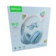 Hands Free большие Bluetooth Gerlax GH-23 LED ушки Premium RGB/BT5.3/TFcard/FM/AUX/mic/400mAh фиолетовый - фото 2