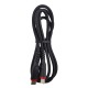 Кабель Type-C to Type-C Hoco X59 3A/60W тканевой черный 1м (25) - фото 1
