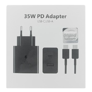 СЗУ Type-C to Type-C Samsung 1USB/15W/PD35W (L) черный - фото