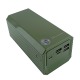 Power bank/Павербанк 50000mA Konfulon A22Q 3USB/22.5W/PD20W/фонарик (input micro/Type-C) зеленый - фото 2