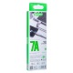 Кабель Type-C Gerlax L28T 6А/QC3.0 нейлоновый серый 1м* - фото 2