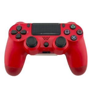 Джойстик PS4 DOUBLESHOCK 4 Bluetooth красный - фото