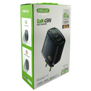 СЗУ Type-C to Type-C Gerlax GA-44 1USB/QC3.0/PD45W/GaN черный - фото
