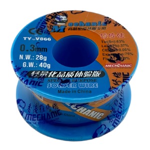 Припой Mechanic TY-V866 0.3mm 40g Sn63% Pb37% - фото