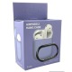 Чехол силикон для AirPods 1/2 лавандовый (Purple) с карабином - фото 1