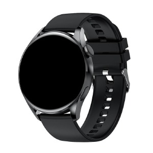 Смарт-часы (Smart watch) Gerlax GW-03 (англ/рус.язык/BT5.0/RAM128Mb/call/LCD1.46"/IP67/300mAh/22мм черные - фото