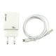 СЗУ microUSB Gerlax A7V 3A/1USB/18W/QC3.0 белый 1м - фото 1