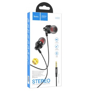 Hands Free 3.5 Hoco M90 черные 1,2м (16) - фото