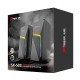 Колонки компьютерные 2.0 XTRIKE SK-503 6W/RGB/USB/3.5 черные - фото 1