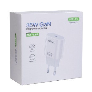 Блочек PD Type-C Gerlax GA-43S PD35W/GaN белый - фото