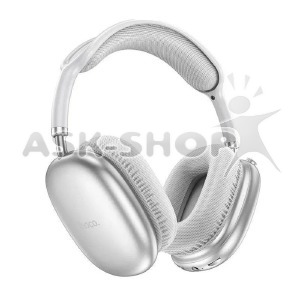 Hands Free большие Bluetooth Hoco W35 Air Triumph BT5.3/TFcard/AUX/mic/400mAh/Airpods Pro Max design серый - фото