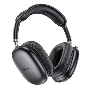 Hands Free большие Bluetooth Hoco W35 Air Triumph BT5.3/TFcard/AUX/mic/400mAh/Airpods Pro Max design черный - фото