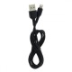 Кабель iPhone Lightning Hoco X20 2.4A черный 3м (30) - фото 1