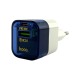 Блочек USB Hoco C131A 3A/1USB/QC3.0/PD30W бело-синий (30) - фото 1