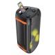 Колонка чемодан Hoco BS53 2 безпроводных микрофона/RGB/40W/BTv5.1/FM/TF/USB/AUX/MIC/3600maAh черная 63х34х30 см - фото 2