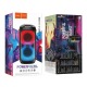Колонка чемодан Hoco BS53 2 безпроводных микрофона/RGB/40W/BTv5.1/FM/TF/USB/AUX/MIC/3600maAh черная 63х34х30 см - фото 3