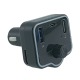 FM модулятор Gerlax GC-M9 12-24V/5A/2USB/PD/MicroSD/BT5.0/RGB/LCD дисплей черный - фото 2