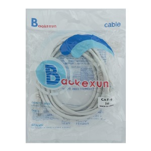 LAN кабель интернет 3м cat6e серый - фото