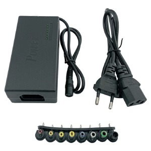 Зарядное устройство для ноутбука универсальное 120W/8 насадок - фото