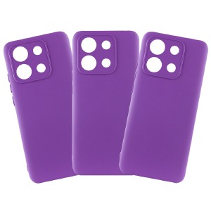 Накладка FULL Liquid Silicone Case Xiaomi Redmi 13c/Poco C65 Violet - фото