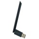 Wi-Fi USB- адаптер ALFA W135 антенна/RTL8192IC/WPS button/300Mbps/support Dahua черный - фото 1