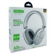 Hands Free большие Bluetooth Gerlax GH-39 BT5.3/TFcard/AUX/Pro max style серебро - фото 1