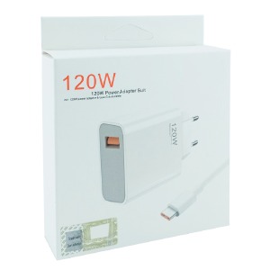 СЗУ Type-C Xiaomi Charging Combo 1USB/120W (L) белый - фото